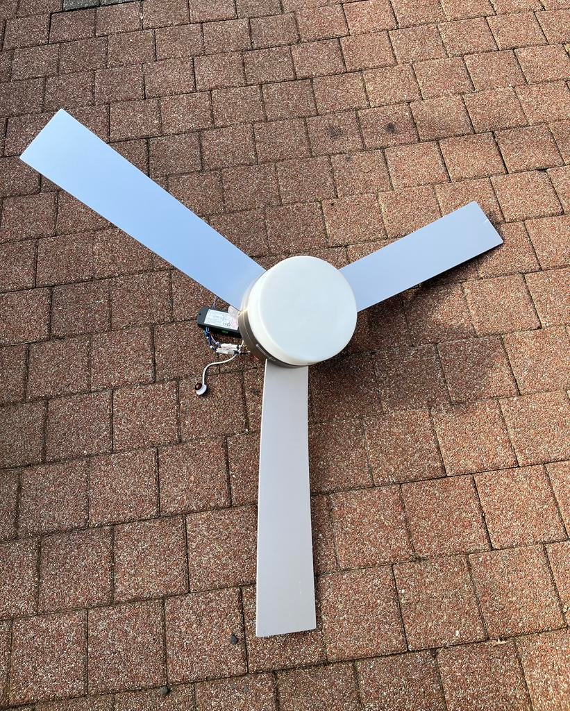 Plavondventilator Palermo. Z.G.A.N., Witgoed en Apparatuur, Ventilatoren, Ophalen, Ventilator met afstandsbediening, Zo goed als nieuw