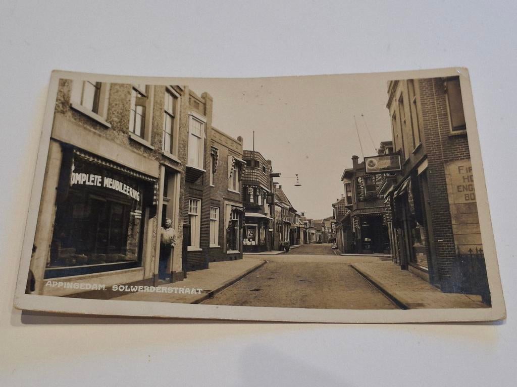 Appingedam, Solwerderstraat kaart 1941 / gevangenis Gr., Ophalen of Verzenden, 1940 tot 1960, Groningen