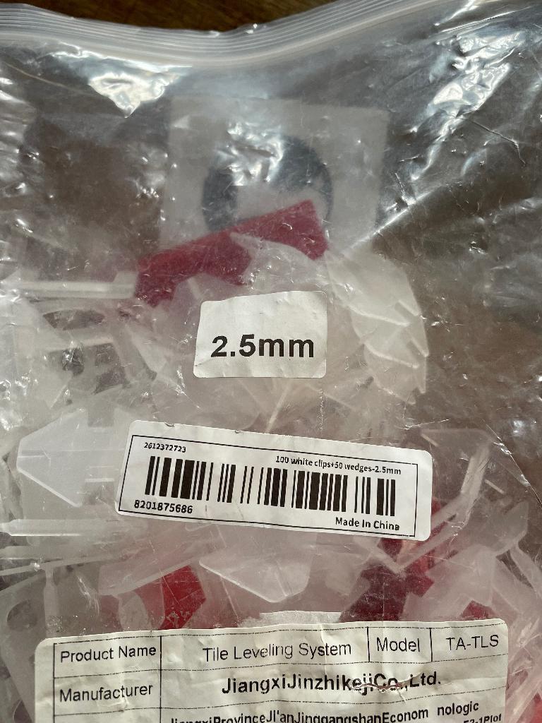 Tegel leveling systeem, Doe-het-zelf en Verbouw, Tegels, Ophalen, Overige materialen, Nieuw, Minder dan 20 cm