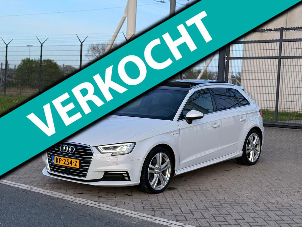 Audi A3 Sportback 1.4 e-tron s line - automaat - virtual das, Auto's, 8 kWh, Gebruikt, Euro 6, 4 cilinders