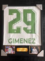 Gesigneerd Feyenoord shirt Santiago Giménez ingelijst, Ophalen, Zo goed als nieuw, Feyenoord, Shirt