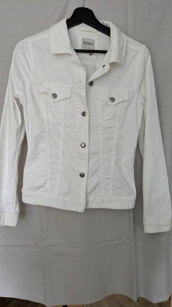Dames jas Esprit maat M, Ophalen of Verzenden, Zo goed als nieuw, Maat 38/40 (M), Wit