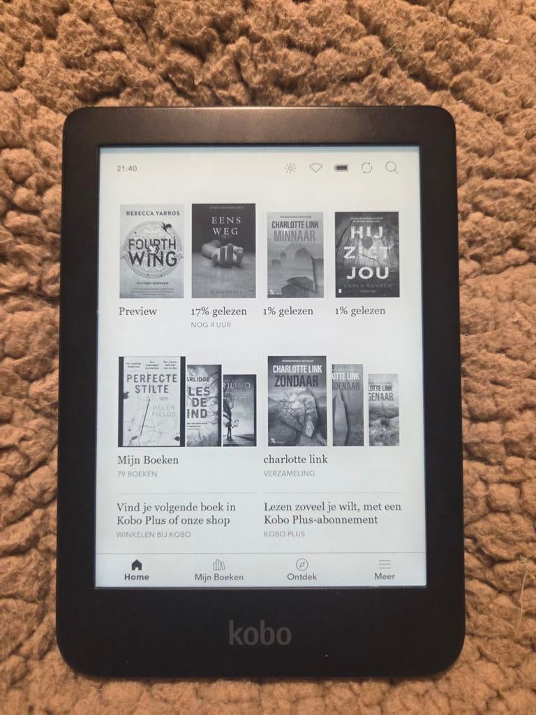 Kobo Clara 2E e-reader, Computers en Software, E-readers, Zo goed als nieuw, Bluetooth, Touchscreen, Waterbestendig, Ophalen