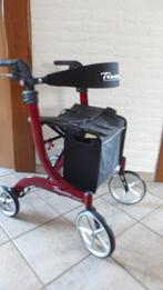 Travixx Deluxe Rollator M rood, Ophalen, Opvouwbaar, Zo goed als nieuw
