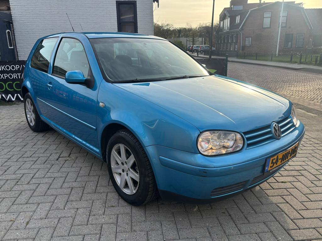 Volkswagen Golf 1.4-16V Ocean | airco | trekhaak | nieuwe ap, Auto's, Voorwielaandrijving, 15 km/l, Gebruikt, Blauw