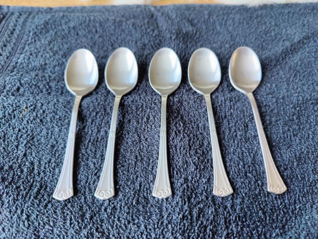 5 Brocante Theelepels Gero Zilmeta 11 cm, Ophalen of Verzenden