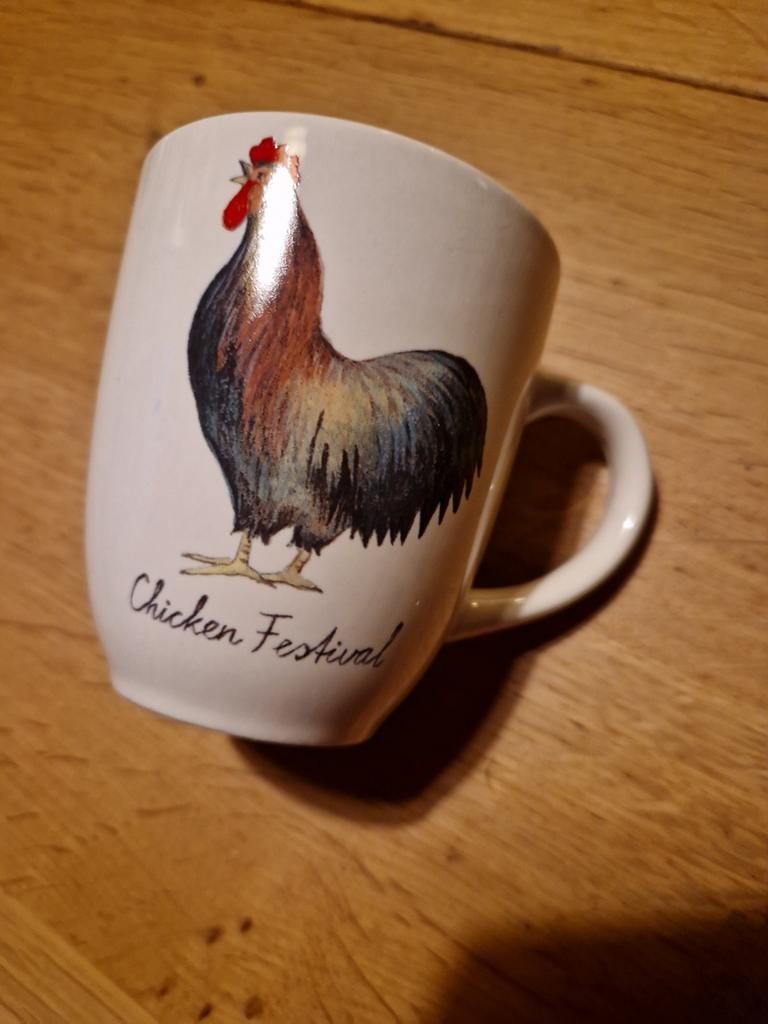 JET SERVIES BEKER CHICKEN FESTIVAL 🐓 HAAN, Overige typen, Nieuw, Ophalen of Verzenden, Overige stijlen