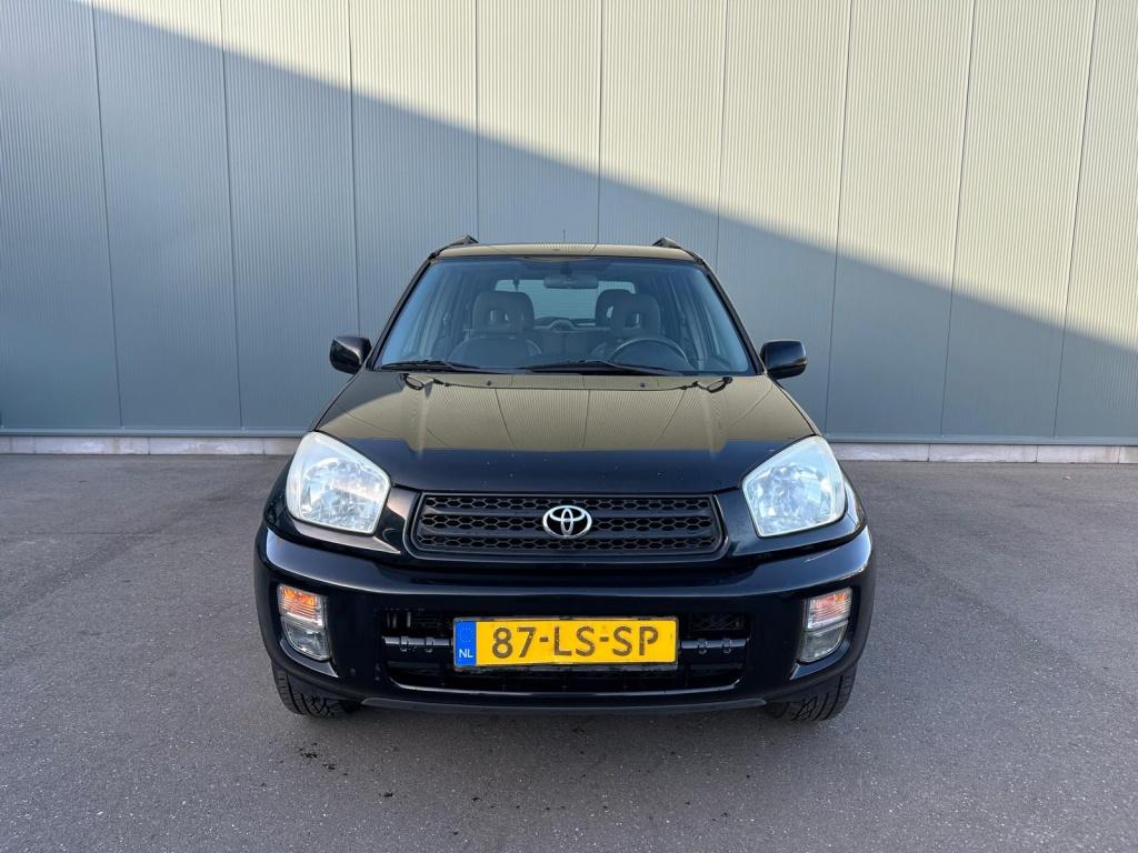 Toyota RAV4 1.8-16V VVT-i Luna AIRCO ! (bj 2003), Auto's, 4 cilinders, Zwart, Bedrijf, Handgeschakeld