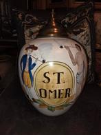 Grote tabakspot st omer delfts aardewerk, Antiek en Kunst, Ophalen of Verzenden