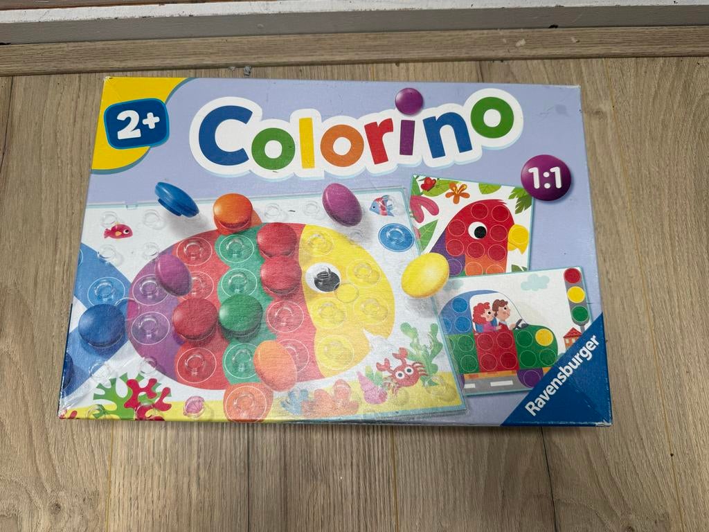 Ravensburger Colorino: Kleurrijk Steekspel voor Peuters, Kinderen en Baby's, Ophalen of Verzenden, Zo goed als nieuw, Puzzelen