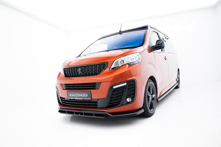 Voorlip sideskirt diffuser spoiler - Peugeot Expert 16-23, Auto diversen, Tuning en Styling, Ophalen of Verzenden