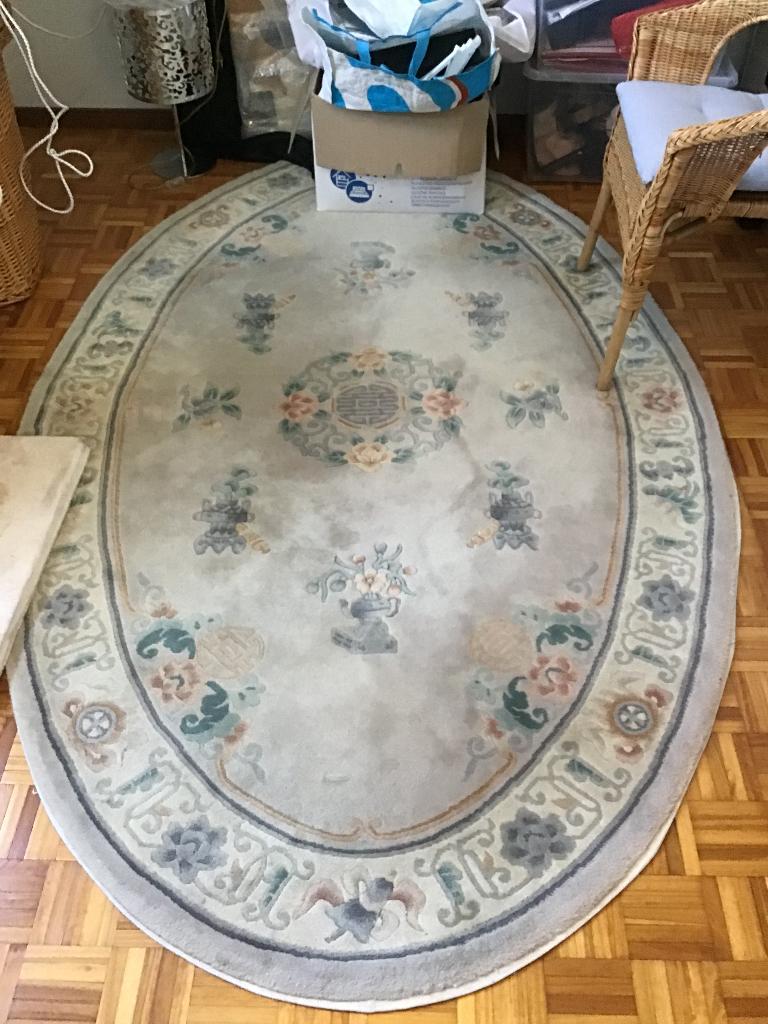 Chinese tapijt, Huis en Inrichting, Stoffering | Tapijten en Kleden, Ophalen, Blauw, 150 tot 200 cm, 200 cm of meer