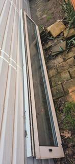 Raam met kozijn 50cm breed, 260cm hoog (schuin aflopend), Ophalen, Gevelraam of Ruit, Gebruikt, Minder dan 80 cm