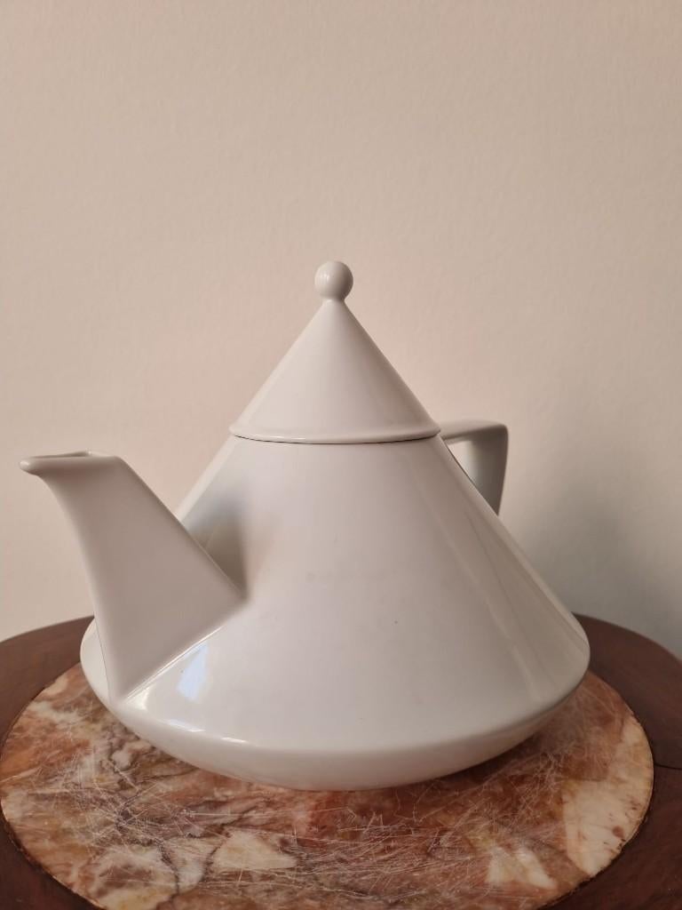 Bauhaus stijl theepot | Mitterteich Bavaria, Overige typen, Ophalen of Verzenden, Zo goed als nieuw, Overige stijlen