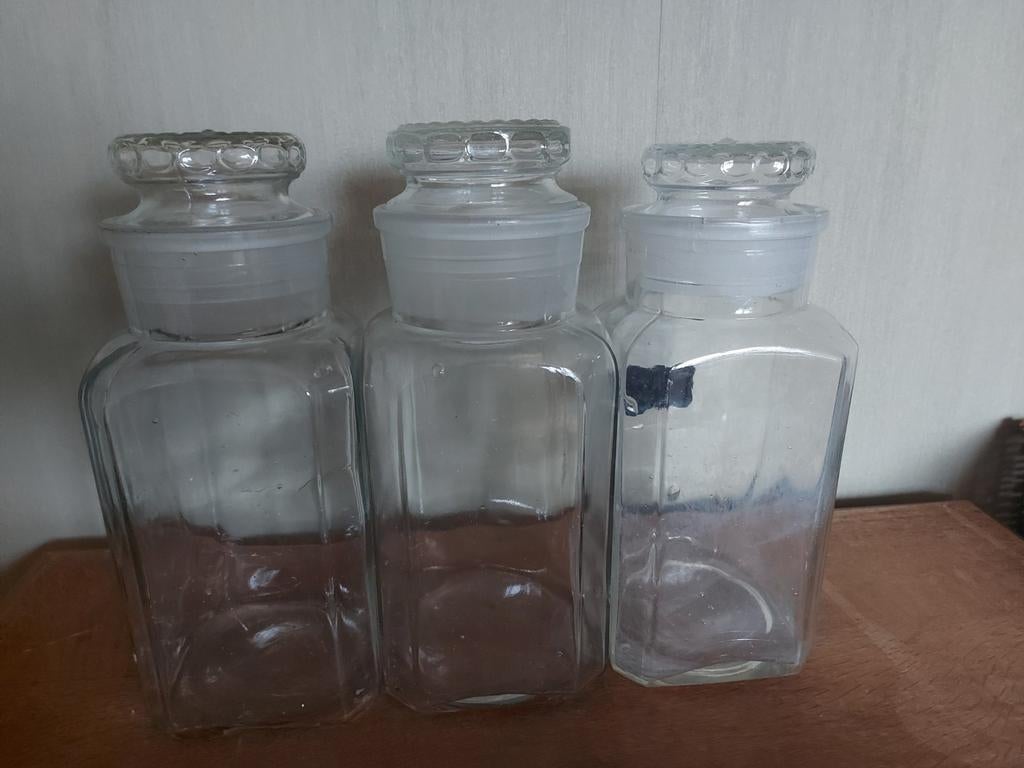 Snoeppotten, Ophalen of Verzenden, Glas, Pot, Bus of Blik