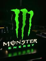Monster Energy LED Lamp - Uniek Decoratiestuk, Ophalen of Verzenden, Nieuw, Modern, Gaming, Industrieel