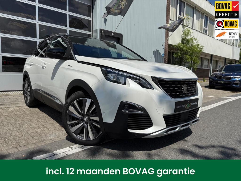 Peugeot 3008 1.6 HYbrid4 300 GT 300PK LMV-19/NAVI/LEER/360º, 12 maanden, 4 cilinders, Wit, Bedrijf