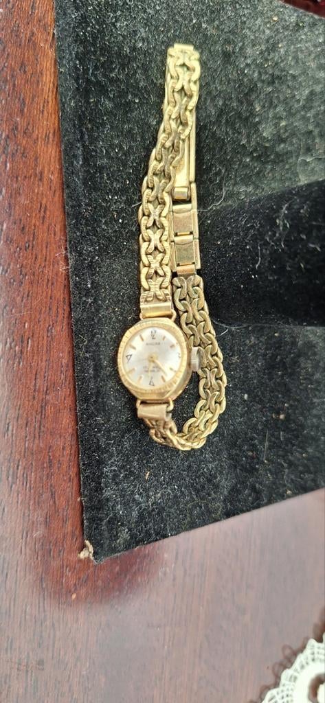 Gouden dameshorloge ancre.gouden dameshorloge merk ancre, Verzenden