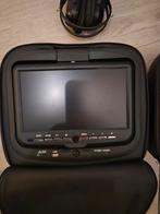 2 Hoofdsteunen met DVD-speler en spelletjes voor auto, Auto diversen, Ophalen of Verzenden, Gebruikt