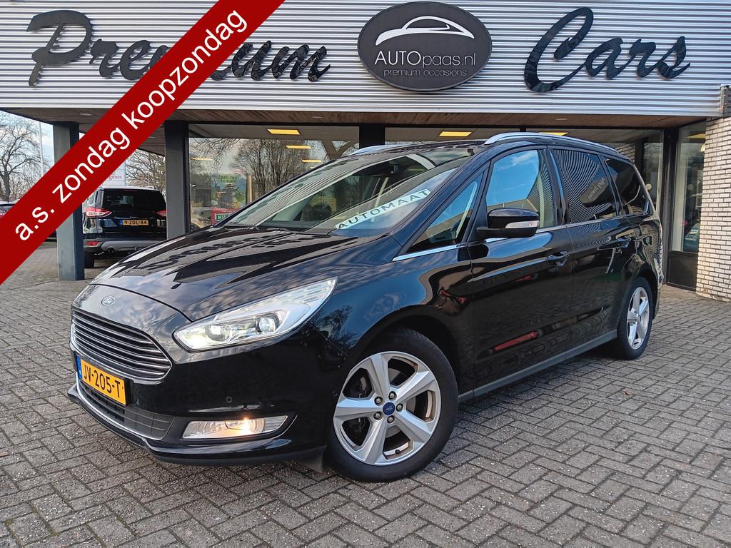 Ford Galaxy 2.0 241PK Titanium 7Zits|AUTOMAAT|WINTERPACK|Nw, Auto's, Stof, 4 cilinders, 7 stoelen, Zwart