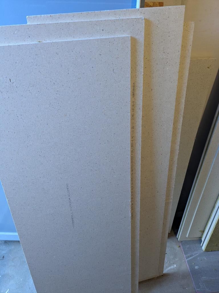 Fermacell vloerplaat, 2.5 hele platen + restantjes 2e22 2e25, Minder dan 4 cm, Overige materialen, Nieuw, Ophalen of Verzenden