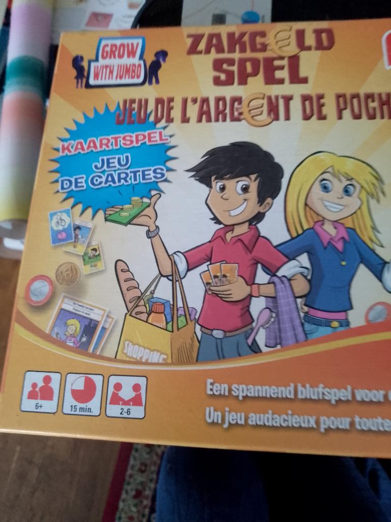 zakgeld spel vanaf 6 jaar  2 - 6 spelers, Ophalen of Verzenden, Zo goed als nieuw