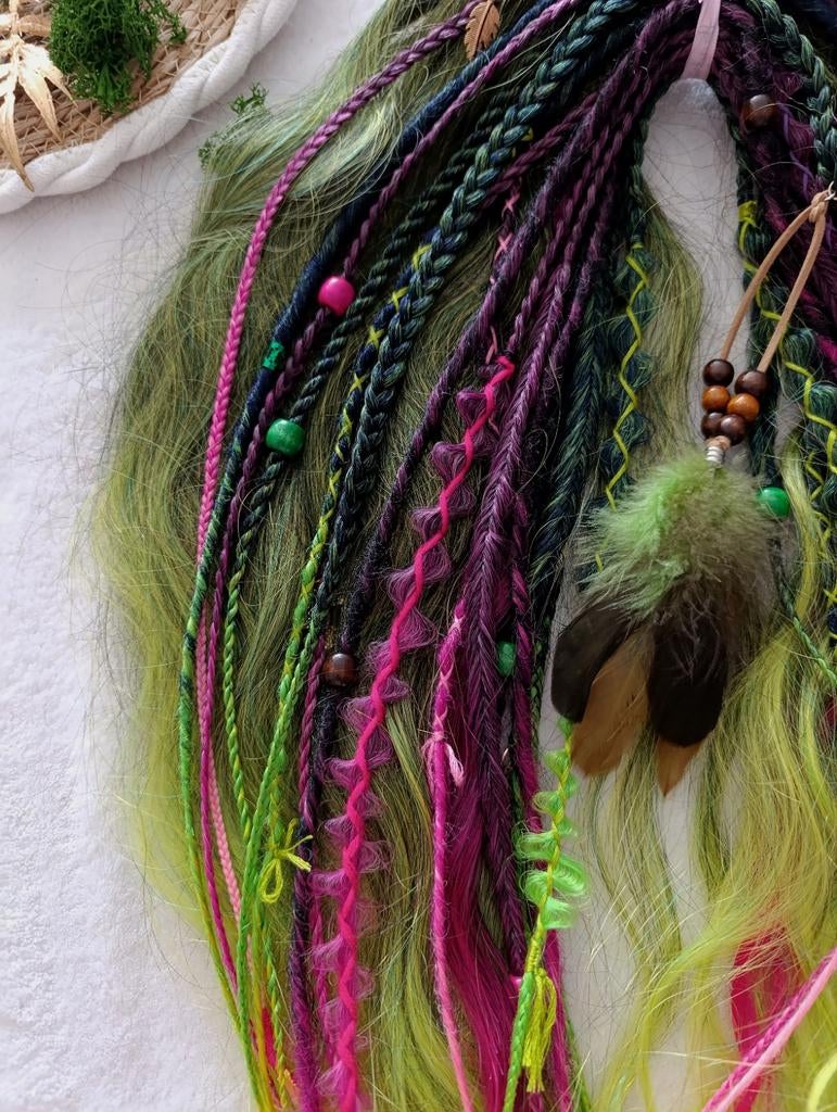 Dreadlocks, dread golven  en vlechten set, 30 DE, Ophalen of Verzenden, Nieuw, Pruik of Haarverlenging