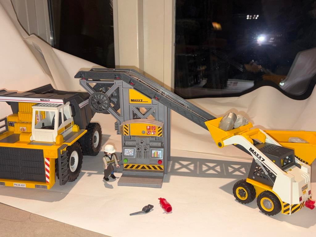 Playmobil 4041 groye mijnbouw set met extra kiepwagen, Ophalen of Verzenden, Gebruikt