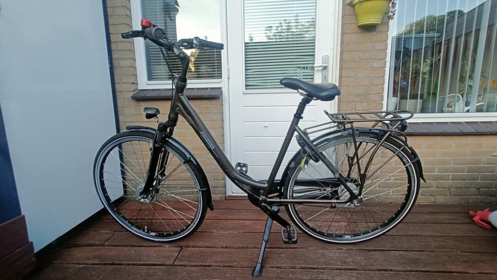 Pointer Arena 28 inch, Shimano 7 speed, Gebruikt, Versnellingen, 50 tot 53 cm, Trommelrem