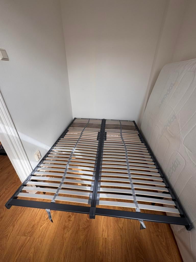 Beter Bed Bossflex 400 VL lattenbodems: 80x220 cm + potenset, Ophalen, Tweepersoons, 140 cm, Zo goed als nieuw