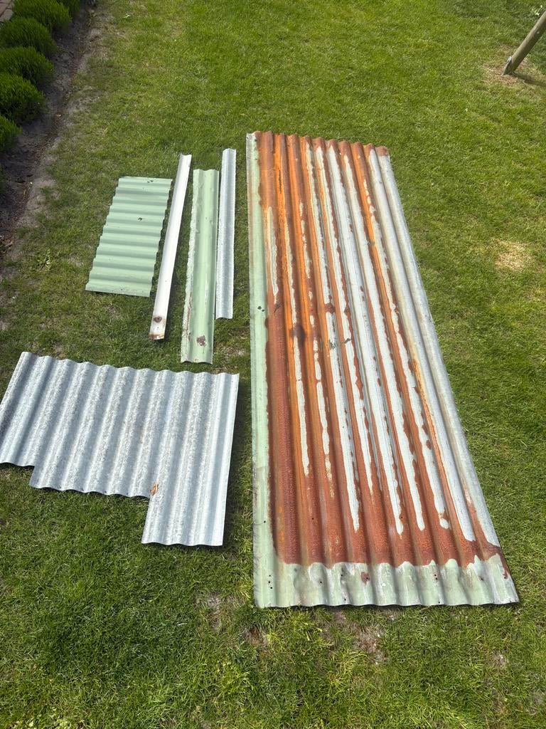 Stalen golfplaat, Ophalen, Gebruikt, Overige kleuren, Minder dan 5 m²