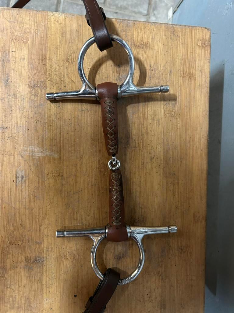 Metalab kneveltrens leder bit, Dieren en Toebehoren, Ophalen of Verzenden, Zo goed als nieuw, Dressuur