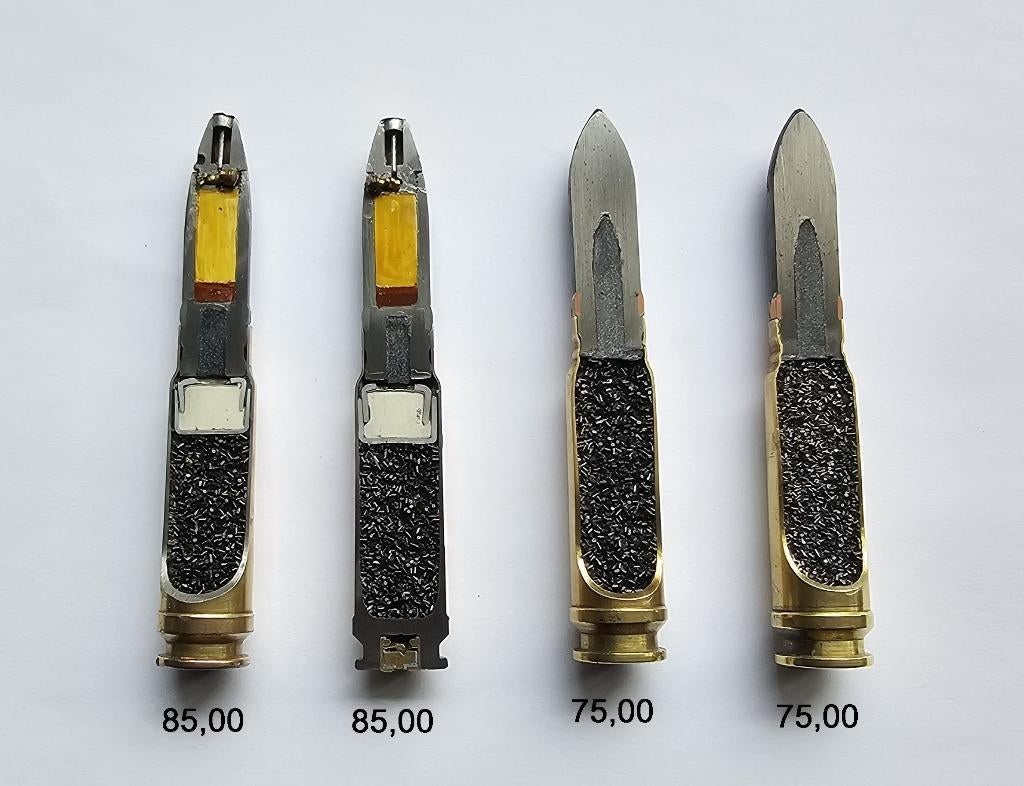 MG131/13 13x64mm DOORSNEDEN, Verzamelen, Militaria | Tweede Wereldoorlog, Ophalen of Verzenden, Luchtmacht, Duitsland, Hulzen of Bodemvondsten