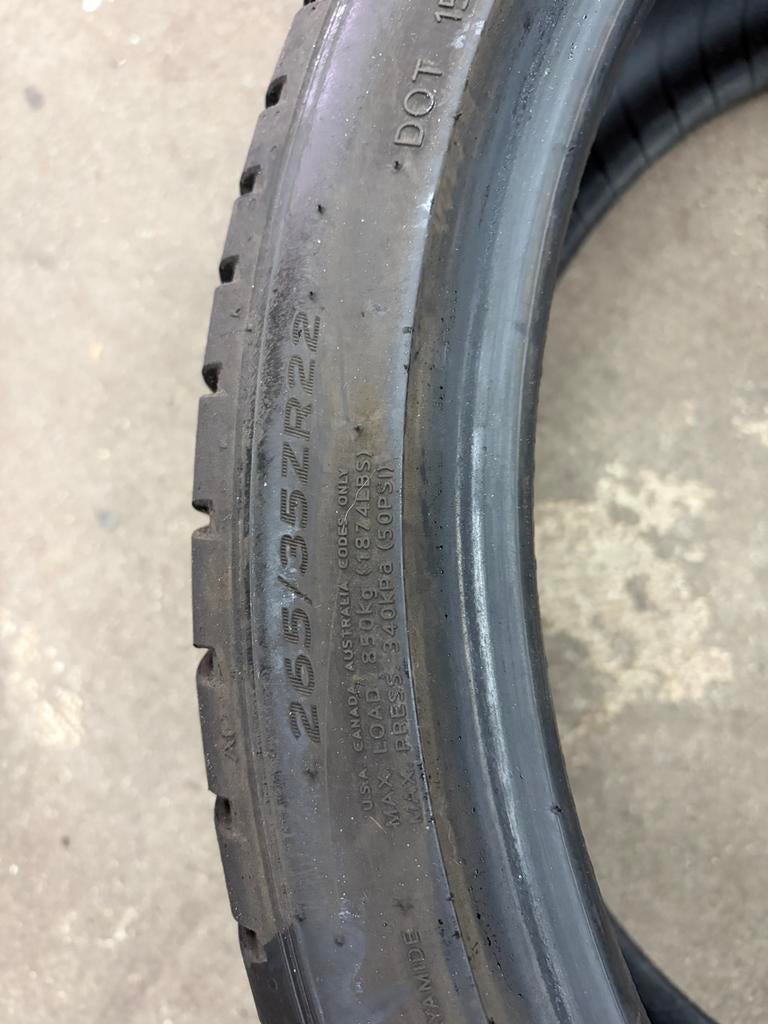 2x hankook 2653522 265-35/22 gebruikt, Gebruikt, 265 mm, Overige maten, Ophalen of Verzenden