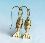 Oorbellen visjes, Ophalen of Verzenden, Zo goed als nieuw, Overige materialen