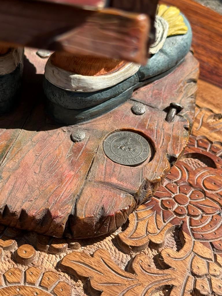 Efteling Laaf kok beeldje met notitieblok, Ophalen of Verzenden, Zo goed als nieuw, Beeldje of Poppetje
