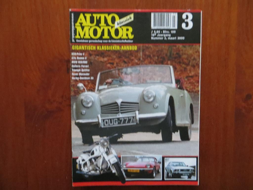 Auto Motor Klassiek 3 2000 NSU Prinz 4, Alfa Romeo 6, Ophalen of Verzenden, Nieuw, Alfa Romeo
