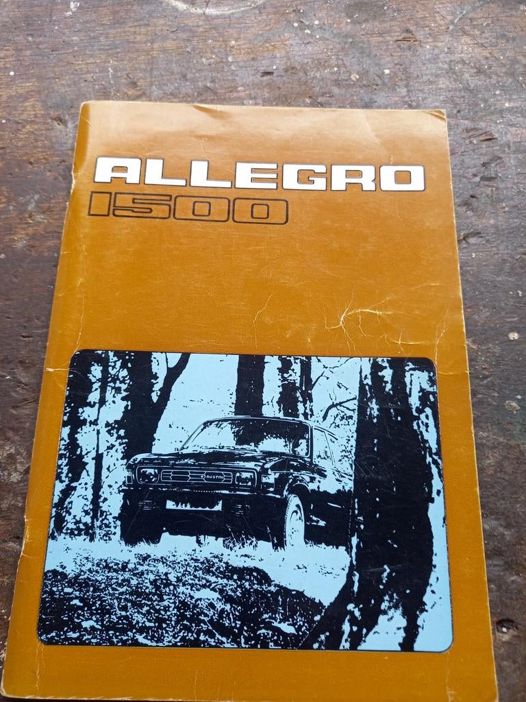 Handleiding AUSTIN ALLEGRO 1500 1978NL, Ophalen of Verzenden