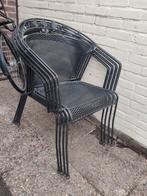 Tuinset mesh Kettler tafel + 4 stoelen + kussens, Tuin en Terras, Tuinstoelen, Ophalen, Gebruikt