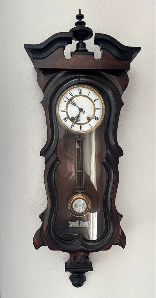 LET OP !!!  Unieke antieke Zaanse wandklok met slinger, Ophalen