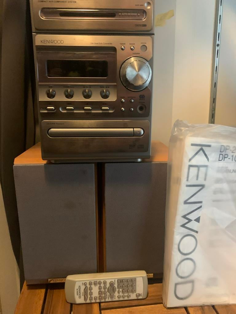 Kenwood Compact Hi-Fi Component Systeem met Speakers, Ophalen of Verzenden, Gebruikt, Tuner of Radio, Microset