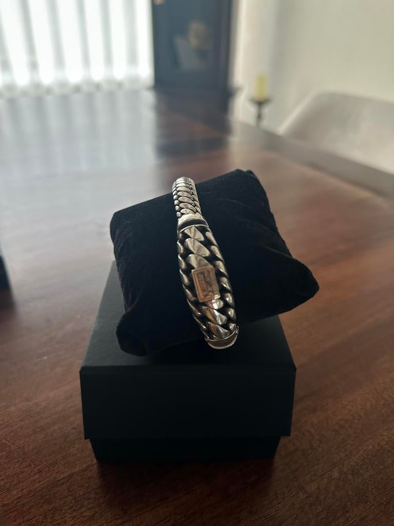 Buddha to Buddha armband Ben Medium Zilver 14K Goud, Ophalen of Verzenden, Zo goed als nieuw, Goud, Zilver