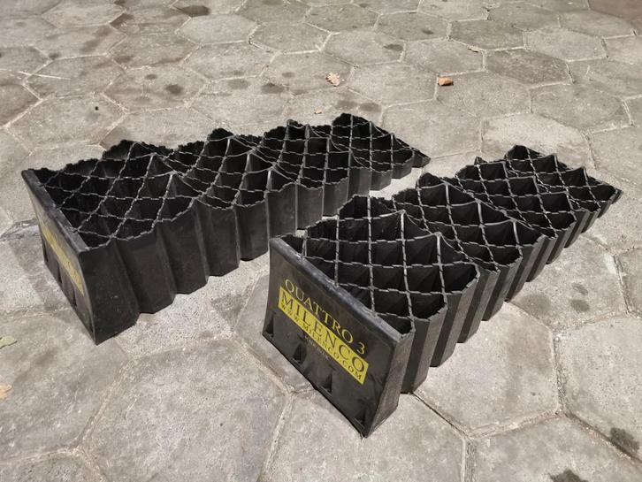 Milenco oprijplaat Quatro 4-traps Leveller (set van 2), Caravans en Kamperen, Caravan accessoires, Ophalen