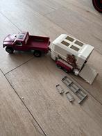 Schleich auto met trailer voor paarden, Ophalen of Verzenden, Gebruikt
