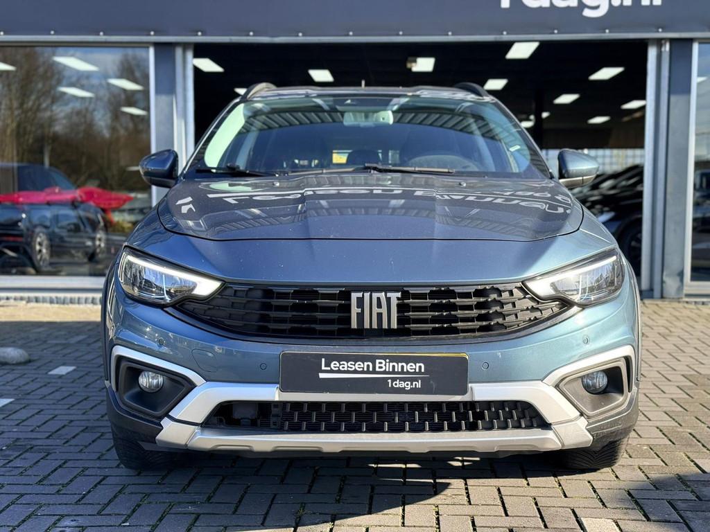 Fiat Tipo Stationwagon 1.5 Hybrid City, Auto's, Fiat, Stof, Gebruikt, 4 cilinders, Blauw