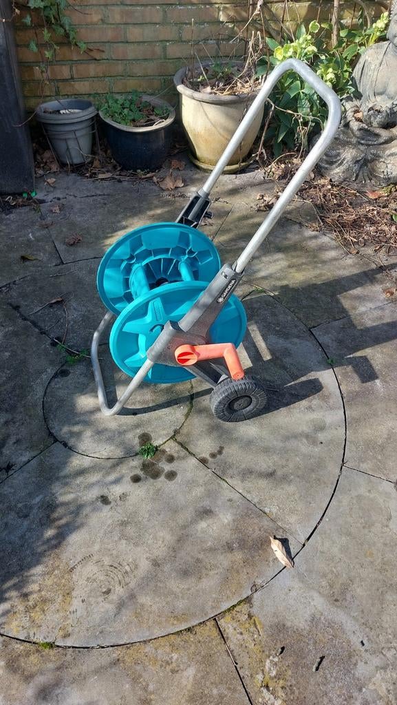 Gardena Slangenwagen - Handig voor je tuin!, Tuin en Terras, Ophalen, Gebruikt, Tuinslanghaspel