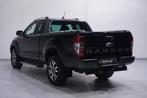 Ford Ranger 2.0 Wildtrak 213 pk Aut. Grijs Kenteken 2p, 1e E, 4 cilinders, Leder en Stof, Zwart, Origineel Nederlands