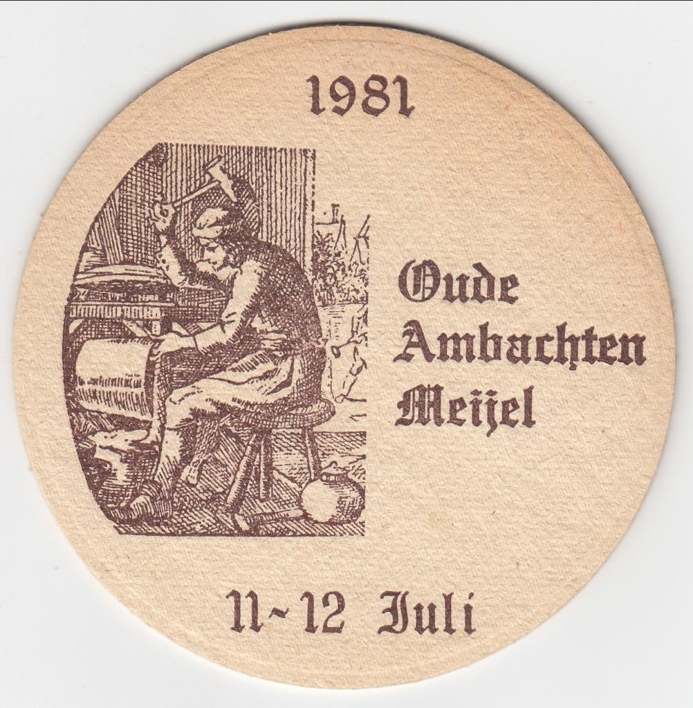 1 LINDEBOOM BIERVILTJE, Verzamelen, Biermerken, Ophalen of Verzenden, Gebruikt, Viltje(s), Overige merken