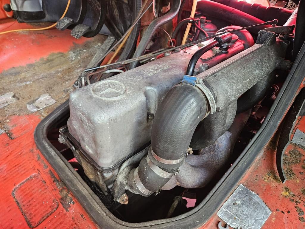 Mercedes 300D OM617 3 liter, Ophalen