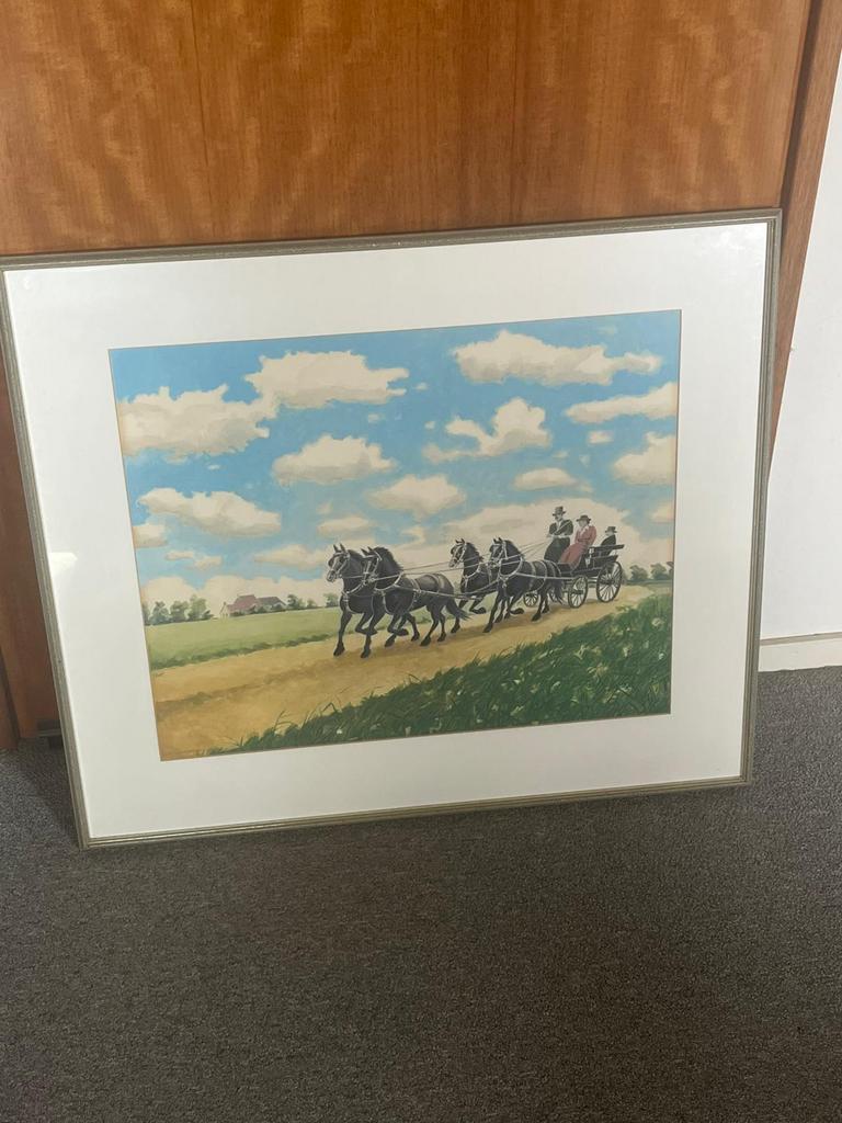 Schilderij, Antiek en Kunst, Kunst | Litho's en Zeefdrukken, Ophalen